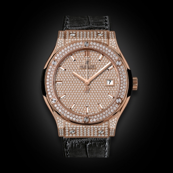 Hublot Classic Fusion King Gold Full Pavé
