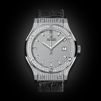Hublot Classic FusionTitanium Full Pavé