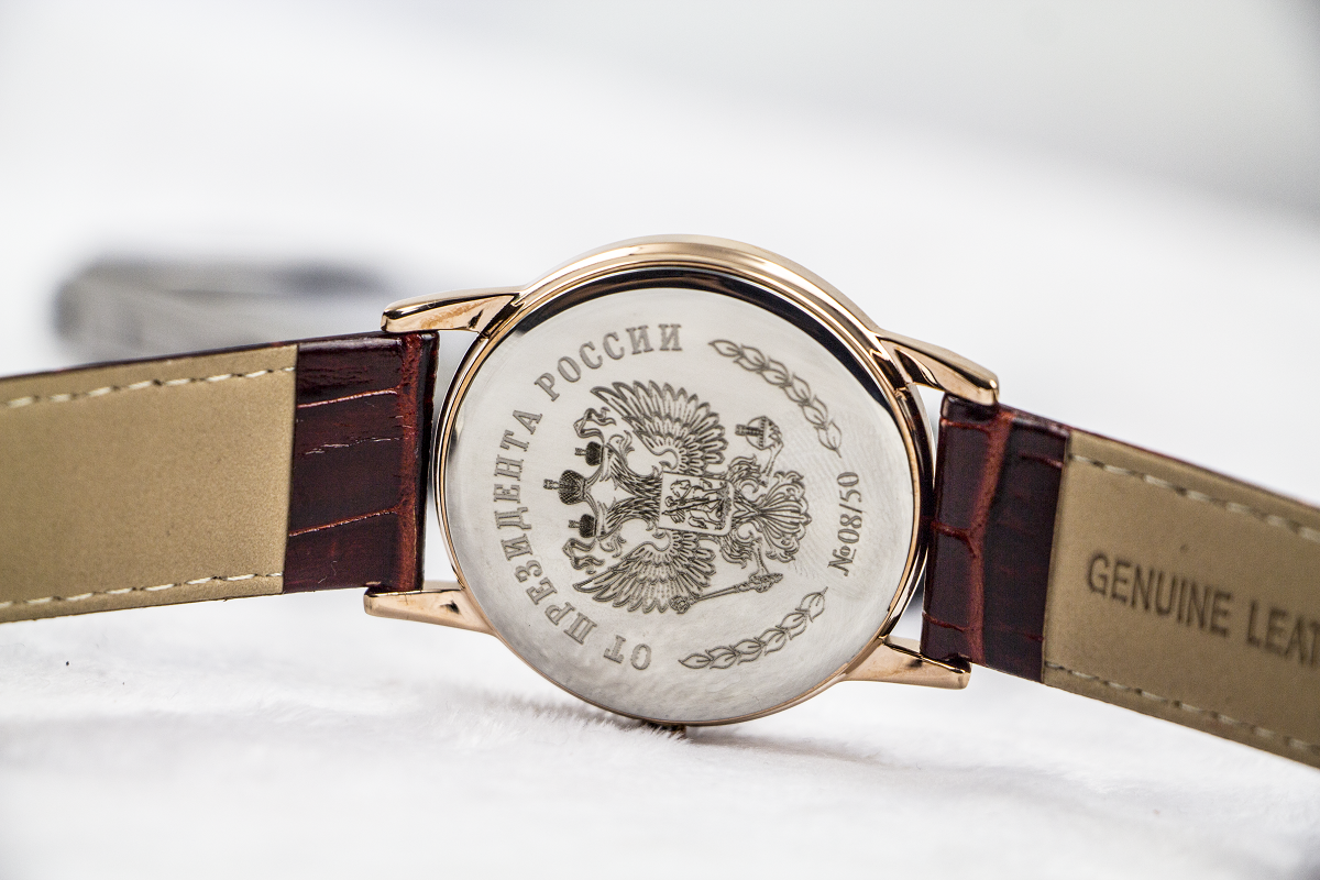 Đồng hồ Poljot President Putin Rose Gold 02