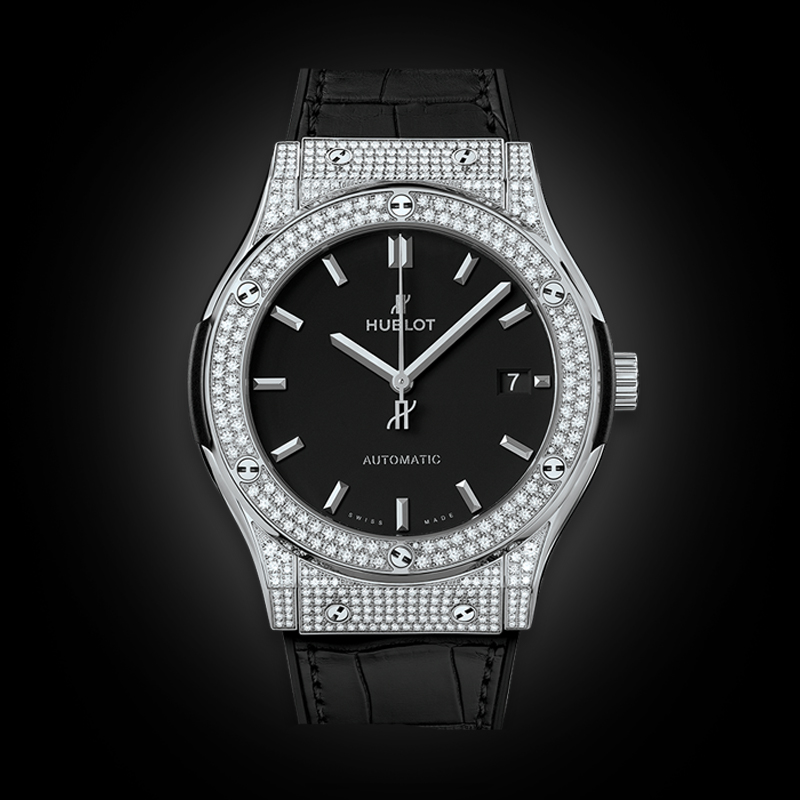Hublot Classic FusionTitanium Pavé